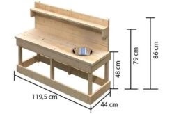 KARIBU Matschküche Sandy, Fichtenholz Naturbelassen 11 KARIBU Matschküche Sandy, Fichtenholz Naturbelassen -Dopple Geschaft 4 19400.jpg