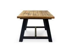 OUTFLEXX Belanda Esstisch, Dark Grey/natur, Alu/recycled FSC®-Teak, 200x100x76cm, Rustikal Gebürstet, A-Gestell -Dopple Geschaft 4 20321.jpg