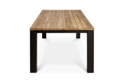 OUTFLEXX Oxford Esstisch, Dark Grey/natur, Alu/recycled FSC®-Teak, 180 X 90 Cm, Rustikal Gebürstet 10 OUTFLEXX Oxford Esstisch, Dark Grey/natur, Alu/recycled FSC®-Teak, 180 X 90 Cm, Rustikal Gebürstet -Dopple Geschaft 4 20333.jpg