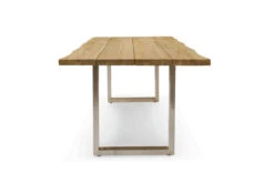 OUTFLEXX Esstisch, Natur, Edelstahl & Recycled FSC-Teak, 240 X 100 Cm, Baumkante 10 OUTFLEXX Esstisch, Natur, Edelstahl & Recycled FSC-Teak, 240 X 100 Cm, Baumkante -Dopple Geschaft 4 20357.jpg