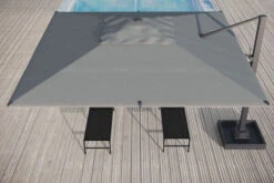 OUTFLEXX Ultimate XL Ampelschirm, Anthrazit/grau, Alu/Spuncrylic®, 450x450cm, Inkl. Befüllbarem Schirmständer -Dopple Geschaft 4 20367.jpg