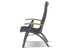 HARTMAN Sondermodell Xanadu / Da Vinci Sitzgruppe, Xerix/anthrazit, Alu/Glaskeramik, 8 Diningsessel, 2 Multipos, 220/280x100cm -Dopple Geschaft 4 21092.jpg