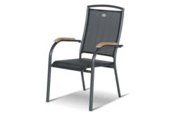 HARTMAN Xanadu / Raffaelo Sitzgruppe, Xerix/anthrazit, Alu/Teakholz, 6 Stapelsessel, 2 Multipos, 220x100cm -Dopple Geschaft 4 21156.jpg