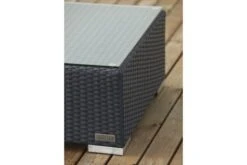 OUTFLEXX Kaffeetisch, Schwarz, Polyrattan, 95x65cm, Mit Glas-Tischplatte 13 OUTFLEXX Kaffeetisch, Schwarz, Polyrattan, 95x65cm, Mit Glas-Tischplatte -Dopple Geschaft 4 2392 9.jpg