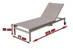 OUTFLEXX Rollliege, Silber, Edelstahl/Textilene,mit Verstellbarer Rückenlehne, 212x71x36cm -Dopple Geschaft 4 7100 3.jpg