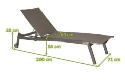 STERN Allround Rollenliege, Silber/taupe, Edelstahl/Textil, 200x71x38 Cm, Verstellbare Rückenlehne 16 STERN Allround Rollenliege, Silber/taupe, Edelstahl/Textil, 200x71x38 Cm, Verstellbare Rückenlehne -Dopple Geschaft 5 15897 1.jpg