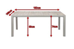 SIENA GARDEN Silva Esstisch, Silber / Washed Grey, Alu / Keramik, 183x100x74 Cm 12 SIENA GARDEN Silva Esstisch, Silber / Washed Grey, Alu / Keramik, 183x100x74 Cm -Dopple Geschaft 5 16601.jpg