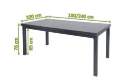 OUTFLEXX Premium Ausziehtisch, Anthrazit/grau, Alu/Sicherheitsglas, 180/240x100cm, Automatischer Ausziehmechanismus -Dopple Geschaft 5 18338.jpg