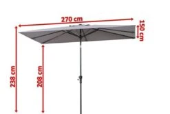 OUTFLEXX Mittelstockschirm, Hellgrau, Pulverbesch. Aluminium/Polyester PA-beschichtet, 270x150cm -Dopple Geschaft 5 18350.jpg