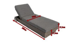 OUTFLEXX Rollliege, Grau, Polyrattan, 200x70x27,5cm, Rückenlehne 5-fach Verstellbar -Dopple Geschaft 5 18367.jpg