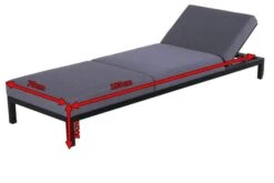 HARTMAN Adam Gartenliege, Flanelle, Alu/Sunbrella, 195x70x30cm, Rückenlehne Verstellbar, Inkl. Kopfkissen -Dopple Geschaft 5 18732.jpg