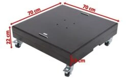 OUTFLEXX Schirmständer, Granit, 70x70x22cm, 150kg, Mit Lenkrollen Und Standfüßen 17 OUTFLEXX Schirmständer, Granit, 70x70x22cm, 150kg, Mit Lenkrollen Und Standfüßen -Dopple Geschaft 5 18884.jpg