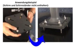 OUTFLEXX Adapterplatte Für Schirmständer Und Bodenanker, Anthrazit, Alu, 16x16x1,5cm, Lochabstand 64-113mm -Dopple Geschaft 5 18885.jpg