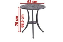 HARTMAN Amalfi Bistrotisch, Bronze, Alu-Guss, Ø62cm -Dopple Geschaft 5 18954.jpg