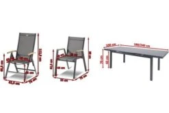 HARTMAN Aruba Teak Sitzgruppe, Xerix, Alu/Textilene, Tisch 180/240x100cm, 6 Stapel-, 2 Multipositionssessel 18 HARTMAN Aruba Teak Sitzgruppe, Xerix, Alu/Textilene, Tisch 180/240x100cm, 6 Stapel-, 2 Multipositionssessel -Dopple Geschaft 5 19342.jpg