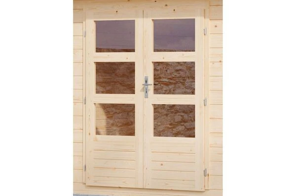 KARIBU Gartenhaus Northeim 6, Fichtenholz Ca. 40 Mm, Pultdach, 7 KARIBU Gartenhaus Northeim 6, Fichtenholz Ca. 40 Mm, Pultdach, – Bild 5