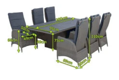 Ploß Vigo Dining Set, Stahlgrau-meliert / Schiefergrau, Polyrattan, Tisch 200 X 95 Cm, 6 Sessel -Dopple Geschaft 5 21587.jpg