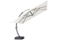 OUTFLEXX Luxus Ampelschirm, Anthrazit/creme, Edelstahl/Aluminium, 350x350cm, Inkl. Schirmständer Und Schutzhülle -Dopple Geschaft 6 18351.jpg