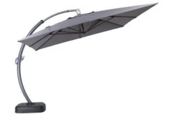 OUTFLEXX Luxus Ampelschirm, Anthrazit, Edelstahl/Aluminium, 350x350cm, Inkl. Schirmständer Und Schutzhülle 21 OUTFLEXX Luxus Ampelschirm, Anthrazit, Edelstahl/Aluminium, 350x350cm, Inkl. Schirmständer Und Schutzhülle -Dopple Geschaft 6 18352.jpg