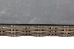 OUTFLEXX Dining Tisch, Grau, Polyrattan, 180 X 120 Cm, Tischplatte Spraystone, 8mm -Dopple Geschaft 6 20658.jpg