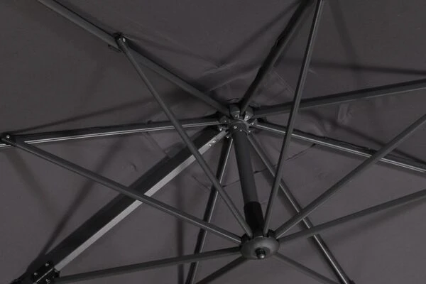 Schneider® SCHNEIDER Rhodos Eco Twist Ampelschirm, Anthrazit, Quadratisch, 270 X 270 Cm 9 Schneider® SCHNEIDER Rhodos Eco Twist Ampelschirm, Anthrazit, Quadratisch, 270 X 270 Cm – Bild 7