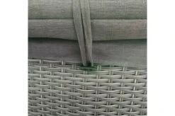 OUTFLEXX Fontana Loungebett, Grau, Polyrattan, Doppel-halbrund, Mit Unterschiebbaren Hockern, Dach Klappbar 21 OUTFLEXX Fontana Loungebett, Grau, Polyrattan, Doppel-halbrund, Mit Unterschiebbaren Hockern, Dach Klappbar -Dopple Geschaft 7 18545.jpg