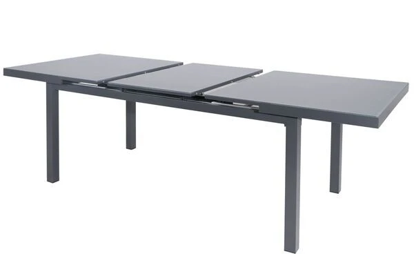 HARTMAN Aruba Teak Sitzgruppe, Xerix, Alu/Textilene, Tisch 180/240x100cm, 6 Stapel-, 2 Multipositionssessel 9 HARTMAN Aruba Teak Sitzgruppe, Xerix, Alu/Textilene, Tisch 180/240x100cm, 6 Stapel-, 2 Multipositionssessel – Bild 7