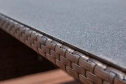 OUTFLEXX Dining Tisch, Braun Marmoriert, Polyrattan, 220 X 100 Cm, Tischplatte Spraystone, 6mm 17 OUTFLEXX Dining Tisch, Braun Marmoriert, Polyrattan, 220 X 100 Cm, Tischplatte Spraystone, 6mm -Dopple Geschaft 7 20663.jpg