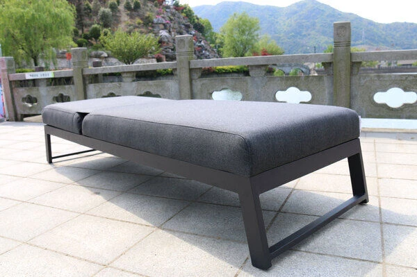 OUTFLEXX Allure Sonnenliege, Sooty, Alu/Sunbrella, 211 X 74 X 44,5 Cm, Verstellbare Kopfstütze 9 OUTFLEXX Allure Sonnenliege, Sooty, Alu/Sunbrella, 211 X 74 X 44,5 Cm, Verstellbare Kopfstütze – Bild 7