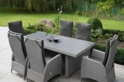 Ploß Vigo Dining Set, Stahlgrau-meliert / Schiefergrau, Polyrattan, Tisch 200 X 95 Cm, 6 Sessel -Dopple Geschaft 7 21587.jpg