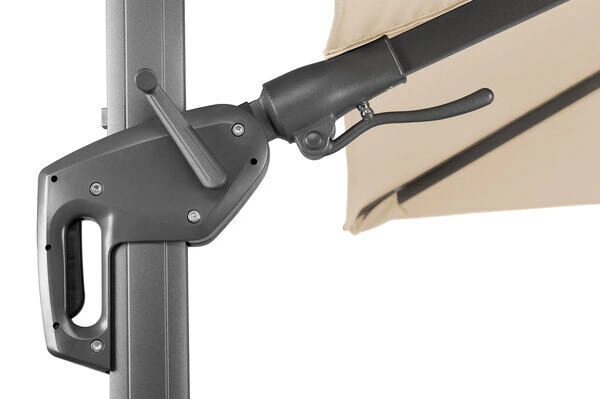 Schneider® SCHNEIDER Rhodos Twist Ampelschirm, Natur, 300x300 Cm, Quadratisch 10 Schneider® SCHNEIDER Rhodos Twist Ampelschirm, Natur, 300x300 Cm, Quadratisch – Bild 8