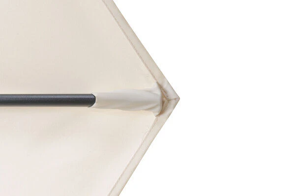 DOPPLER Basic Lift Neo Mittelstockschirm, Natur, Alu/Polyester, Ø180 Cm, Mit Kurbel, Höhenverstellbar 9 DOPPLER Basic Lift Neo Mittelstockschirm, Natur, Alu/Polyester, Ø180 Cm, Mit Kurbel, Höhenverstellbar – Bild 7