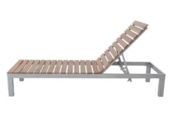 VILLANA Gartenliege, Alu / FSC-Akazienholz, 200 X 70 X 33 Cm, 4-Stufen Verstellbar -Dopple Geschaft 8 16457.jpg