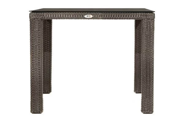 Ploß Rocking Dining Tisch, Grau/braun-meliert, Polyrattan, 90 X 90 Cm, Glasplatte In Steinoptik 10 Ploß Rocking Dining Tisch, Grau/braun-meliert, Polyrattan, 90 X 90 Cm, Glasplatte In Steinoptik – Bild 8