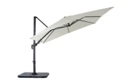 OUTFLEXX Ampelschirm, Creme, Pulverbesch. Aluminium, 300x300 Cm, Inkl. Plattenständer, Twist-Funktion -Dopple Geschaft 9 16108.jpg