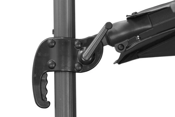 Schneider® SCHNEIDER Rhodos Eco Twist Ampelschirm, Anthrazit, Quadratisch, 270 X 270 Cm 11 Schneider® SCHNEIDER Rhodos Eco Twist Ampelschirm, Anthrazit, Quadratisch, 270 X 270 Cm – Bild 9