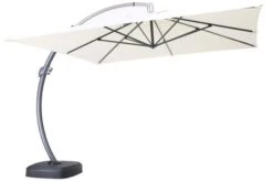 OUTFLEXX Luxus Ampelschirm, Anthrazit/creme, Edelstahl/Aluminium, 350x350cm, Inkl. Schirmständer Und Schutzhülle -Dopple Geschaft 9 18351.jpg